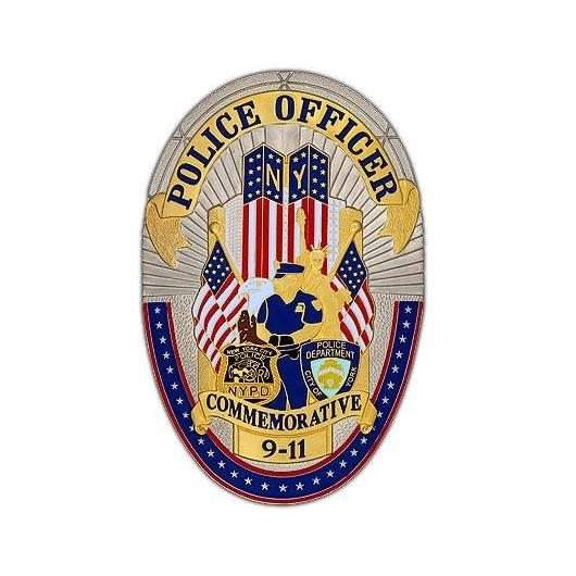 NYPD 9-11 Commemorative Badge