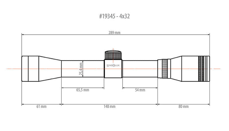Kikkertsikte: LENSOLUX 4 x 32