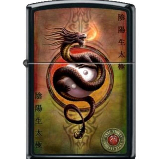 Original Zippo: Anne Stokes Yin-Yang