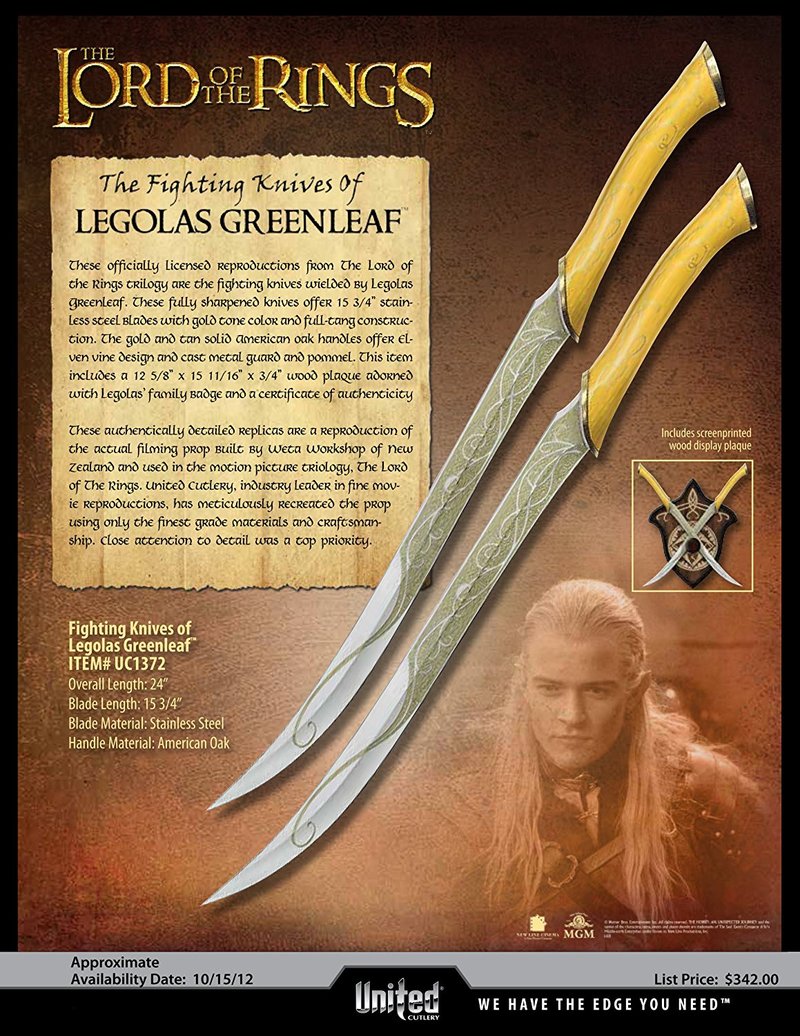 Legolas kampkniver