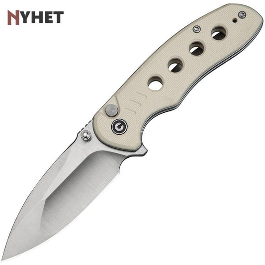 Triptych Button Lock Ivory