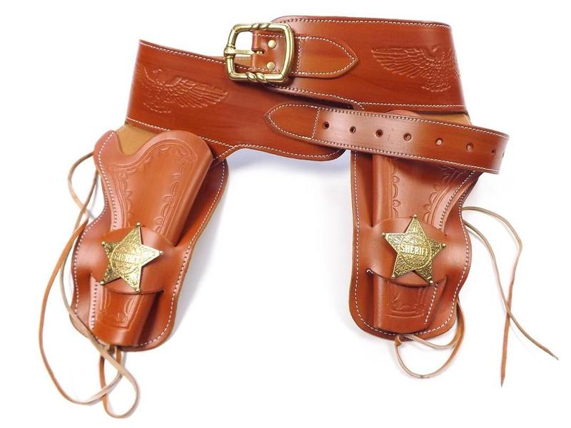 Eagle Marshal Double Revolver Belt