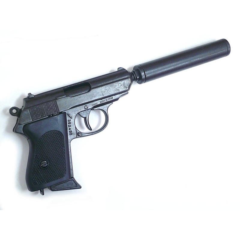 Walther PPK m. lyddemper
