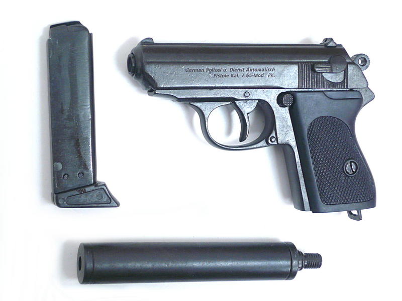 Walther PPK m. lyddemper