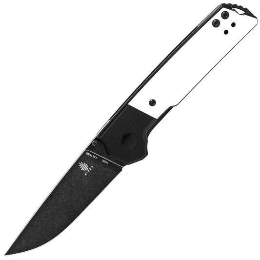 Kizer Mini Domin Linerlock White