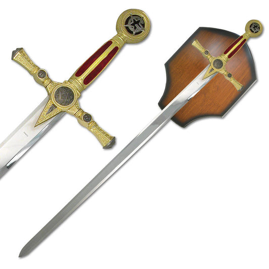 Frimurersverd m. plakett