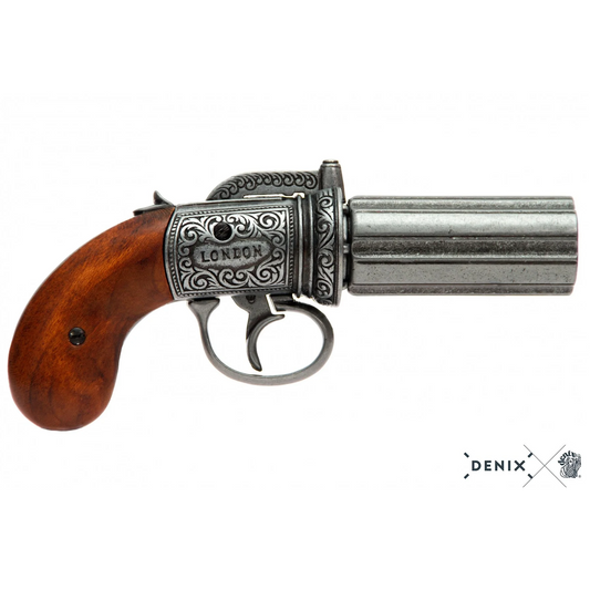 M1840 "Pepperbox" Pistol, Antikk Finish