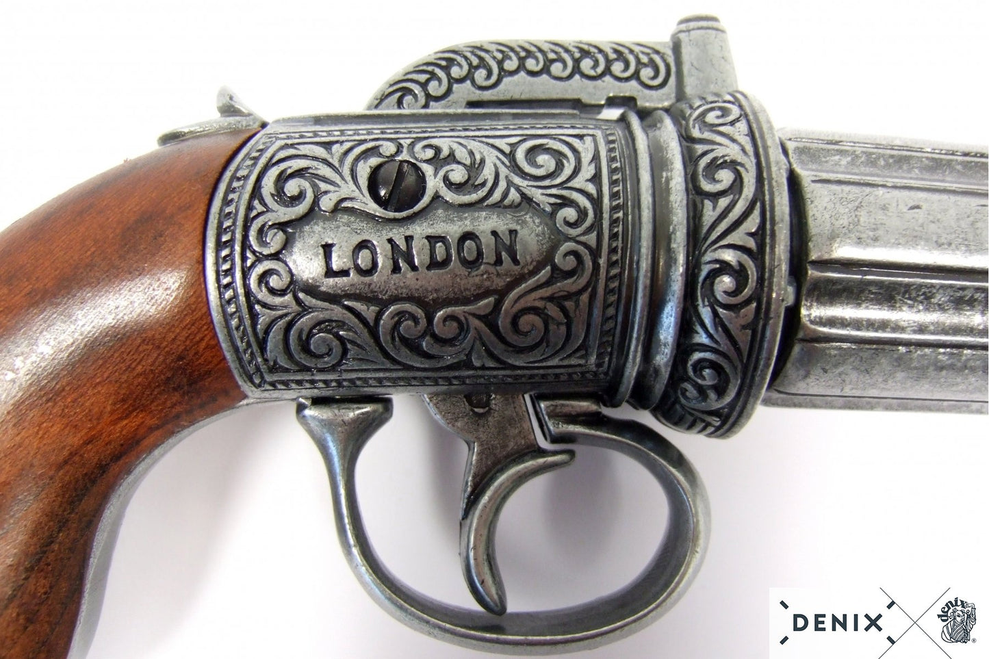 M1840 "Pepperbox" Pistol, Antikk Finish
