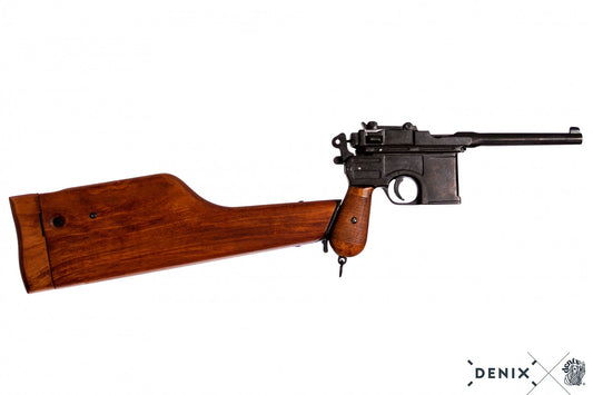 Mauser c96 Pistol "Broomhandle" m/skulderstokk