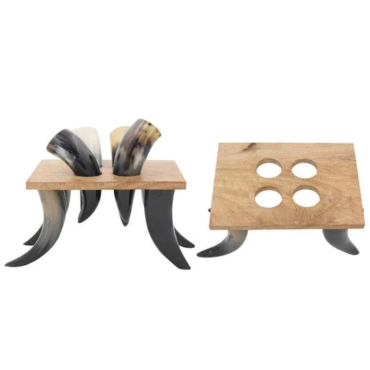 Drikkehornssett til fire