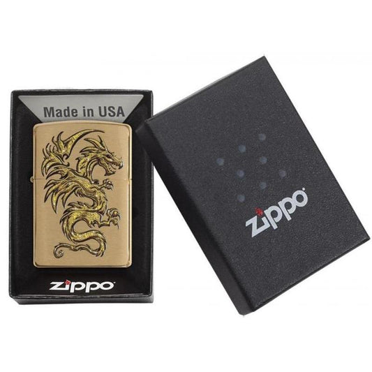 Original Zippo: Brass Dragon