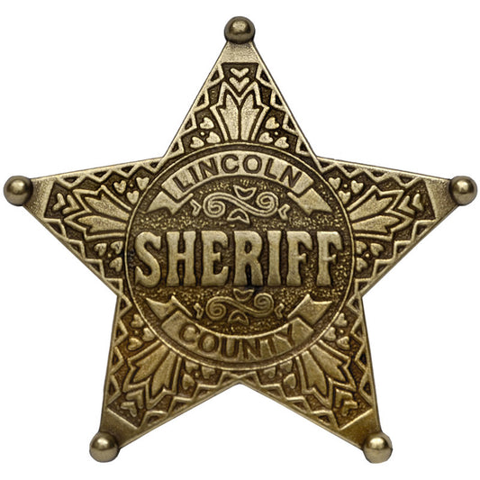 Sheriffstjerne Old Brass