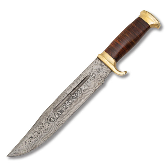 Marbles Damascus Stag Bowie