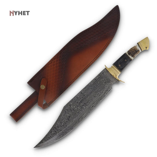Rought Ryder Damascus Bowie: "Winterbone"