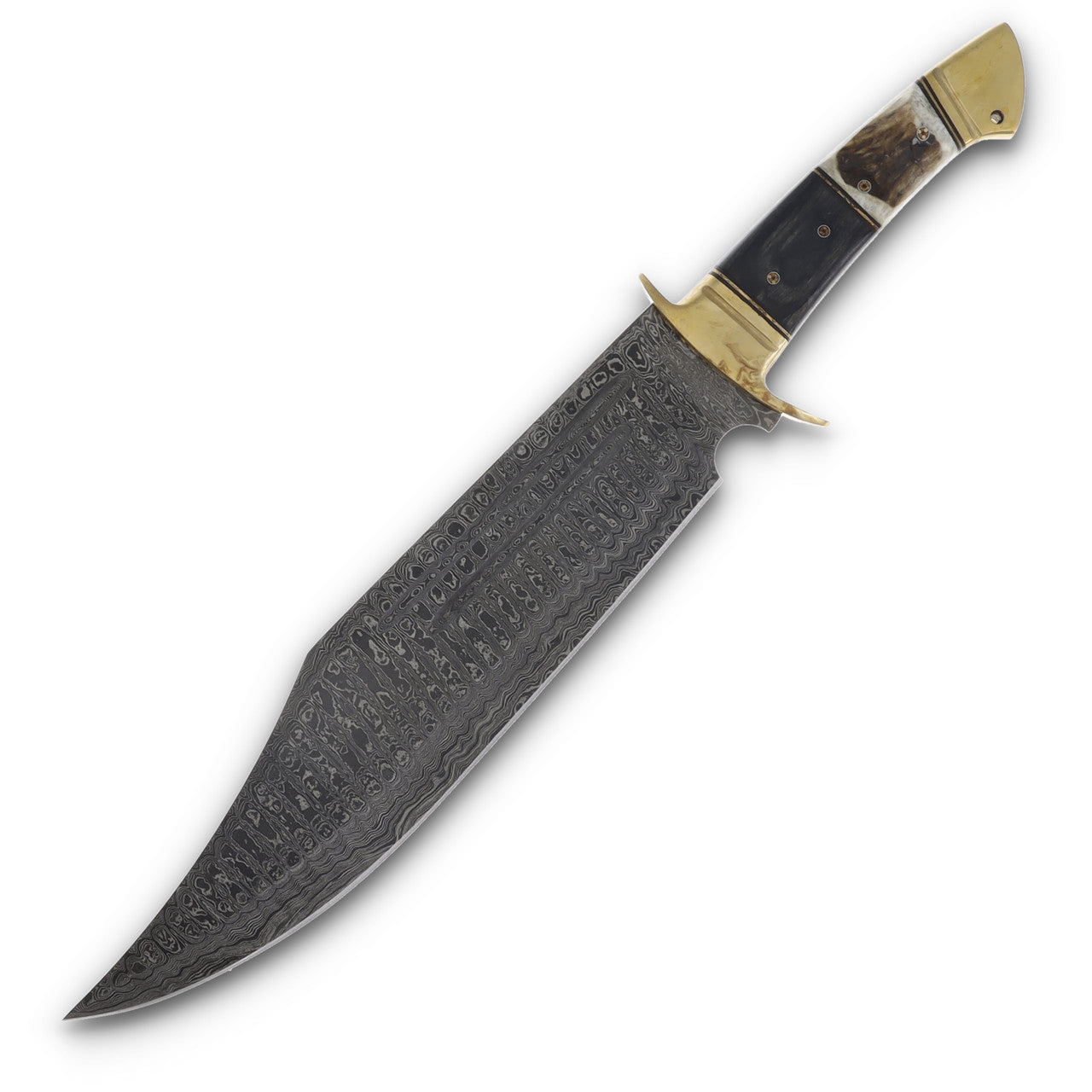 Rought Ryder Damascus Bowie: "Winterbone"