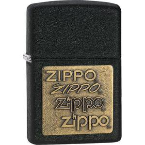 Zippo: Brass Plaque Logo