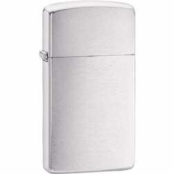 Zippo Slim: Brushed Chrome